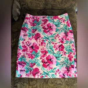 J. Crew Size 10 Floral Skirt